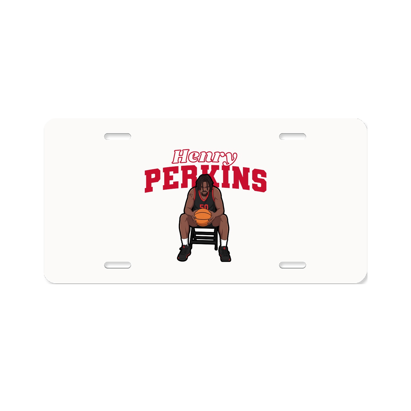 License Plate — Name Arch in Classic
