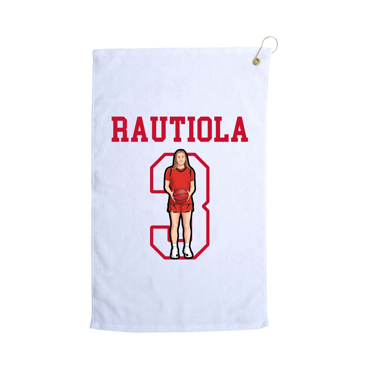 Golf Towel — Shirsey in White