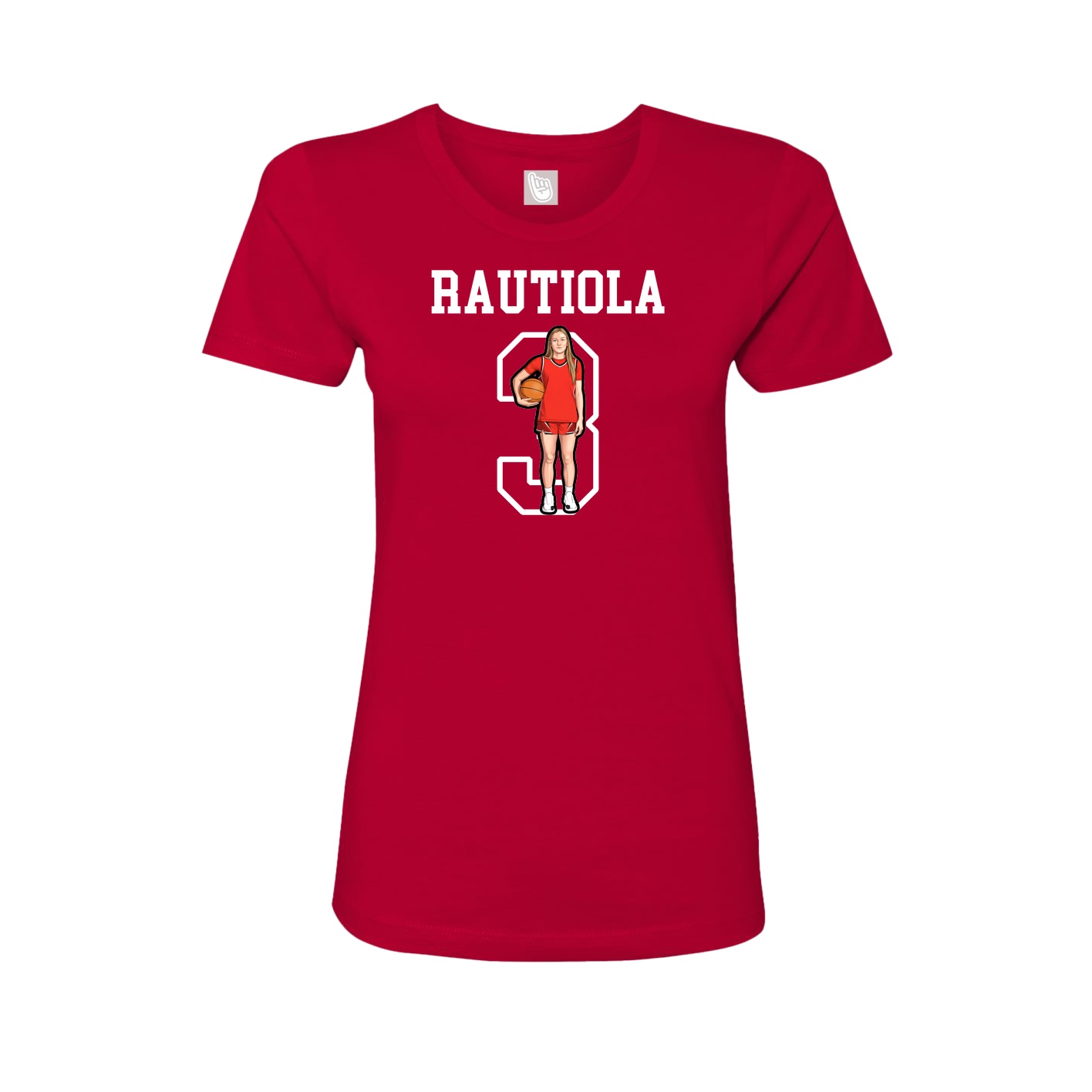 Fitted Women's Tee — Shirsey in Red