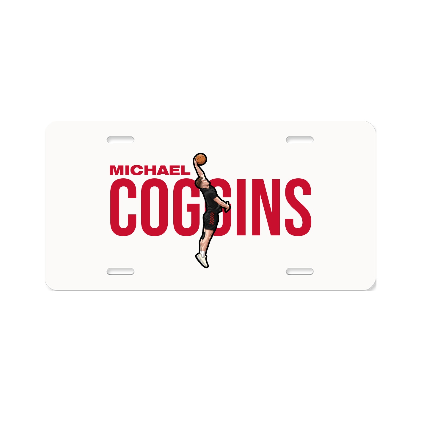 License Plate — Player Name in Classic