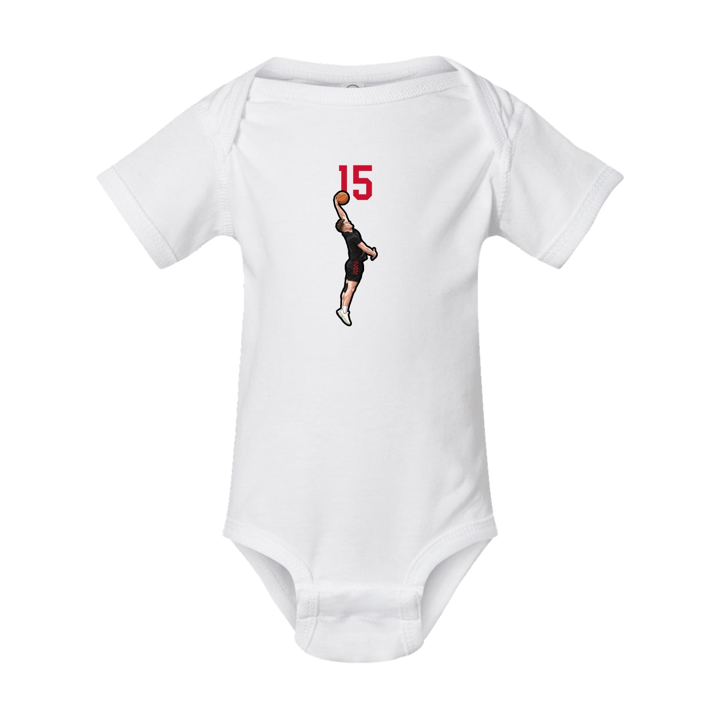 Baby Onesie — Number Top in White