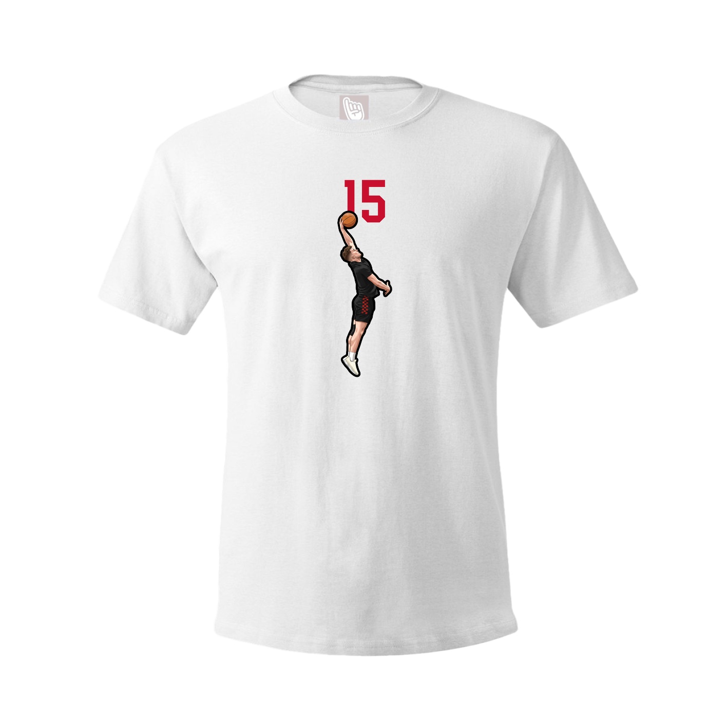 Tee — Number Top in White