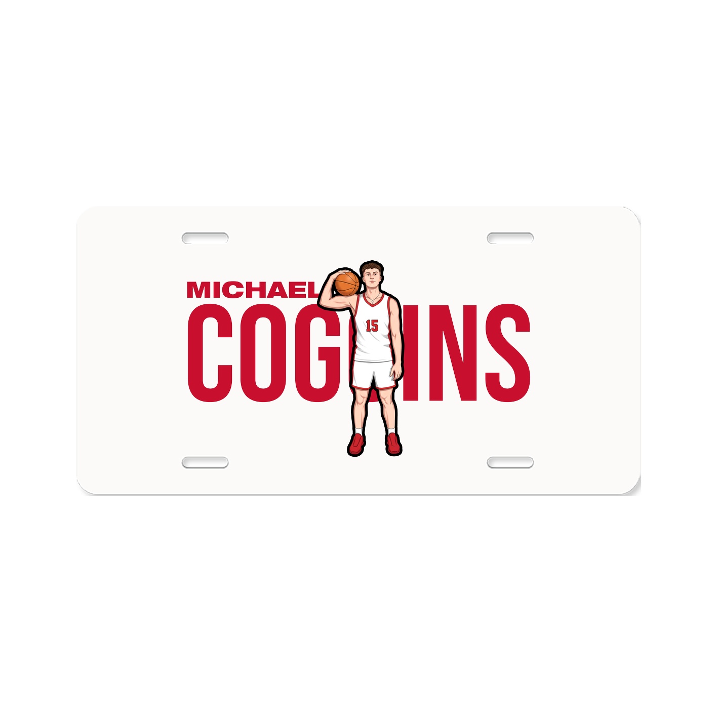 License Plate — Player Name in Classic