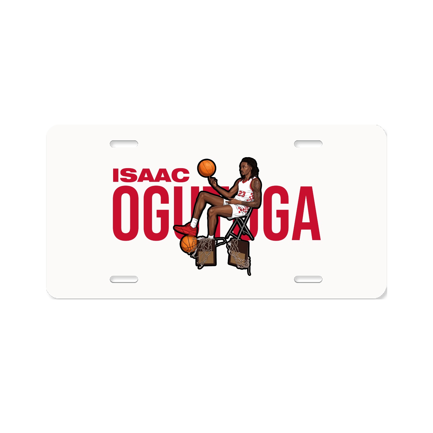License Plate — Player Name in Classic