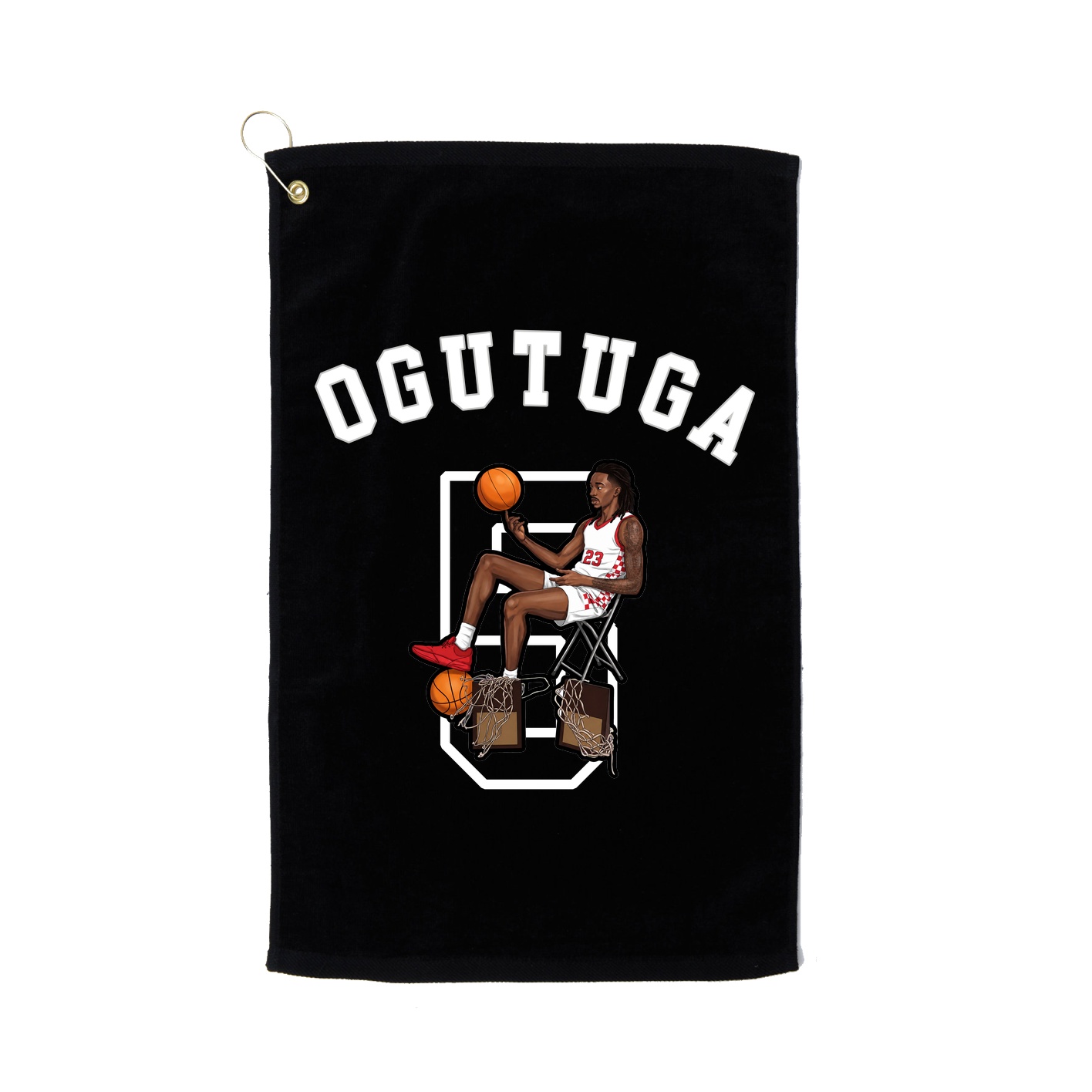 Golf Towel — Shirsey Arch in Black