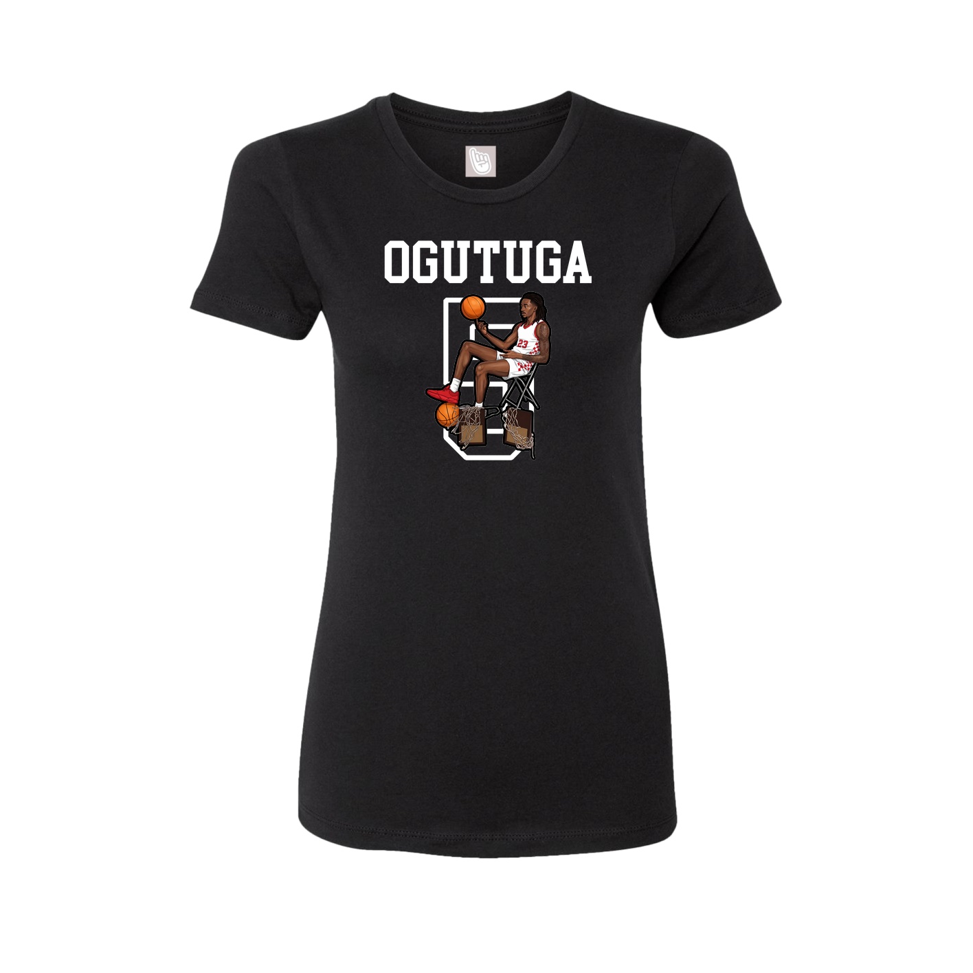 Fitted Women's Tee — Shirsey in Black