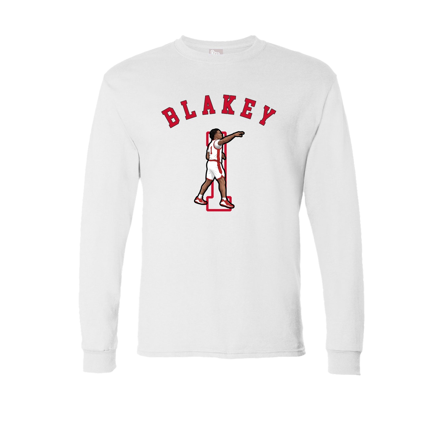 Long Sleeve Tee — Shirsey Arch in White