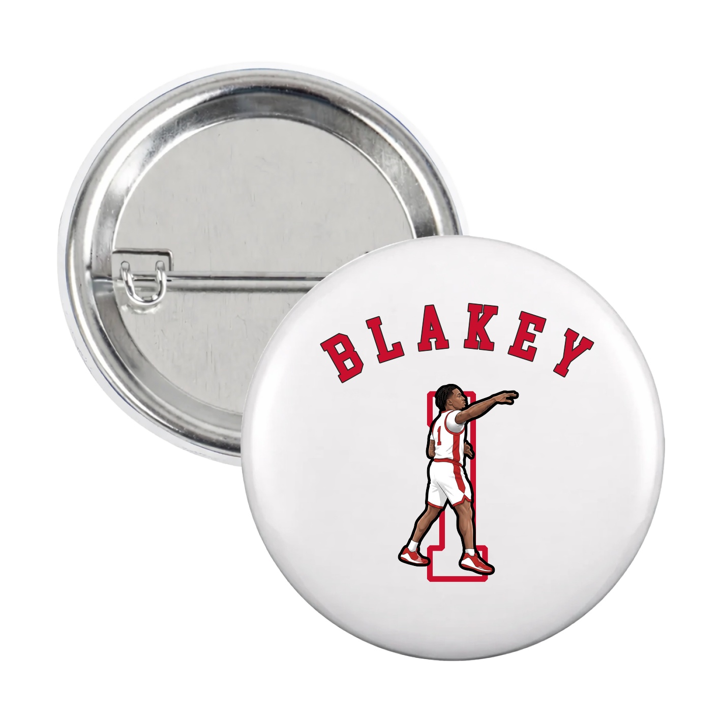 Game Day Button — Shirsey Arch in White