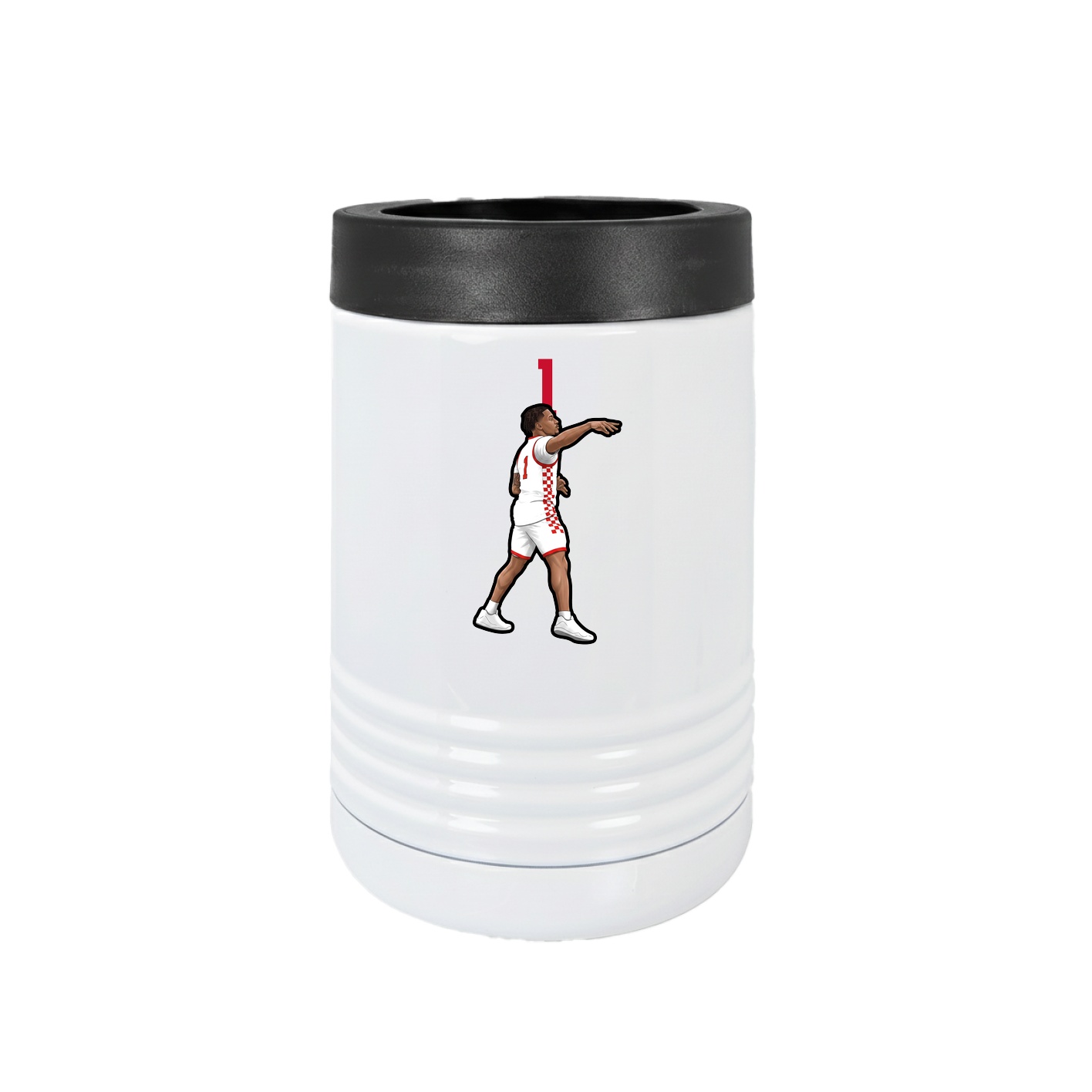 Beverage Holder — Number Top in White