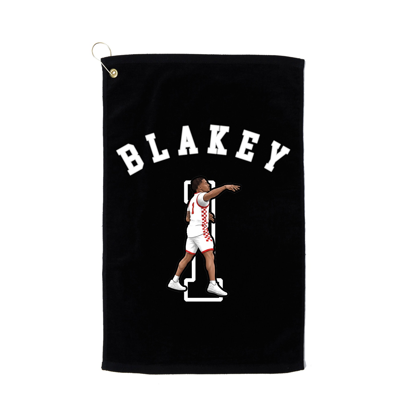 Golf Towel — Shirsey Arch in Black