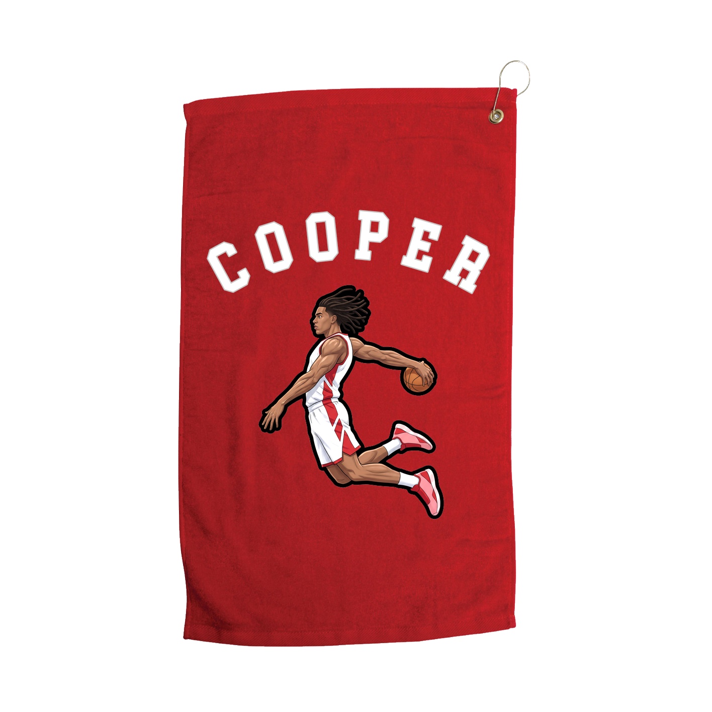 Golf Towel — Classic in Red