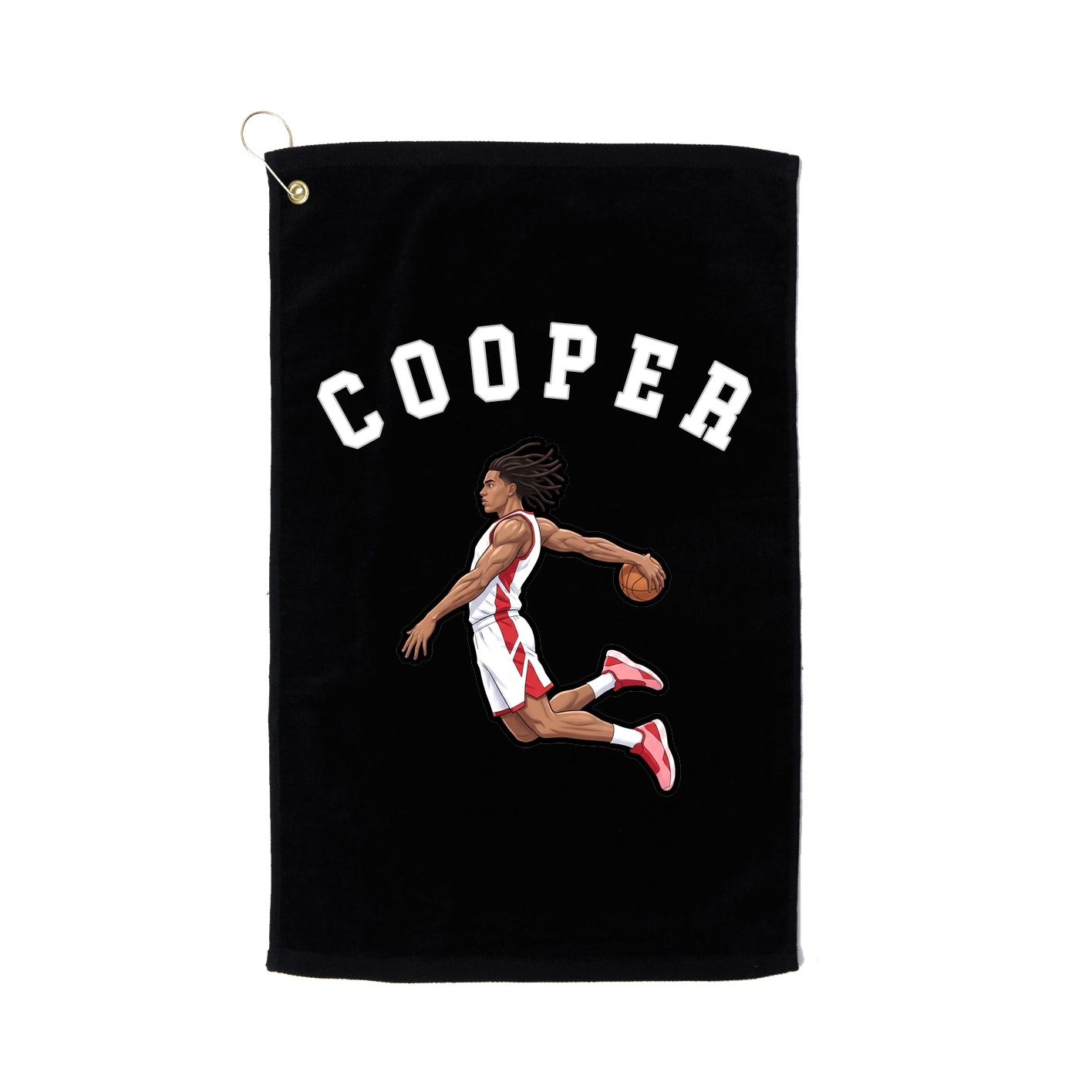 Golf Towel — Classic in Black