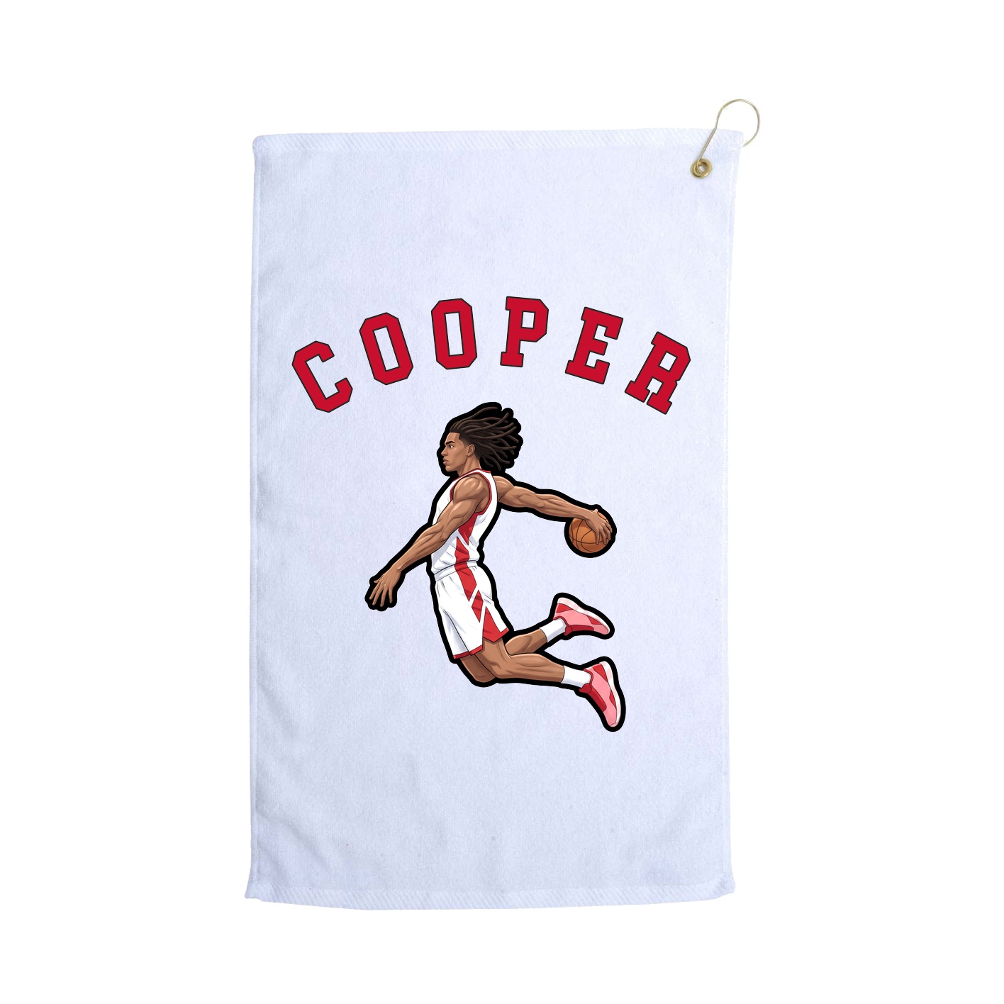 Golf Towel — Classic in White