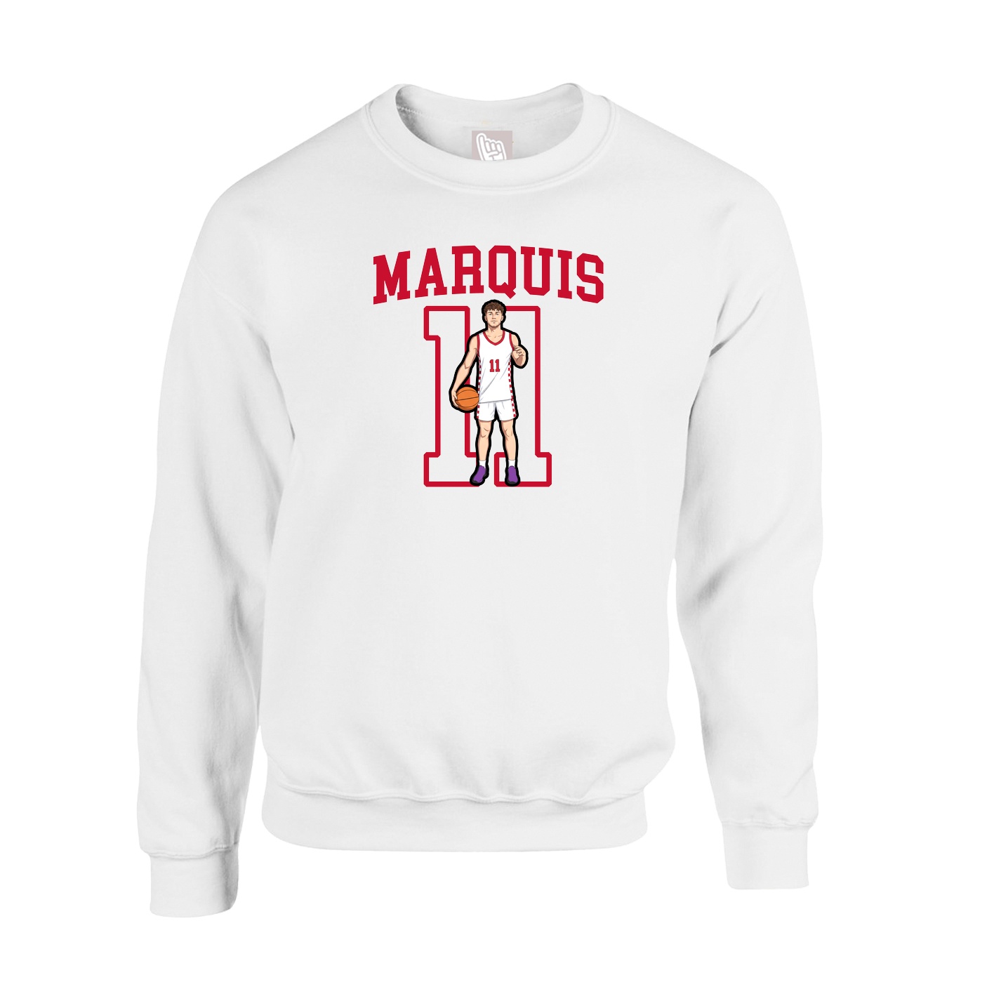 Fleece Crew — Shirsey in White