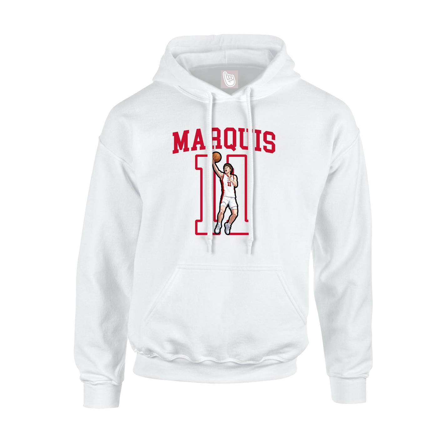 Youth Hoodie — Shirsey in White