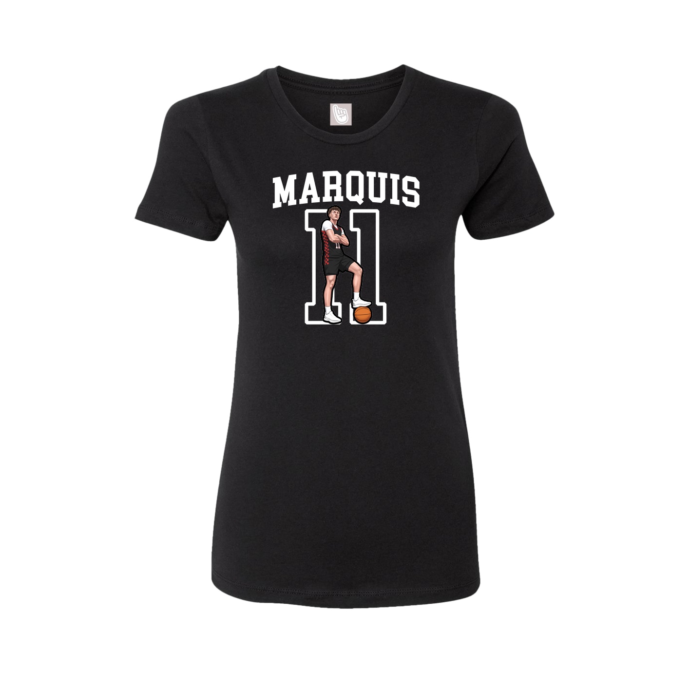 Fitted Women's Tee — Shirsey in Black