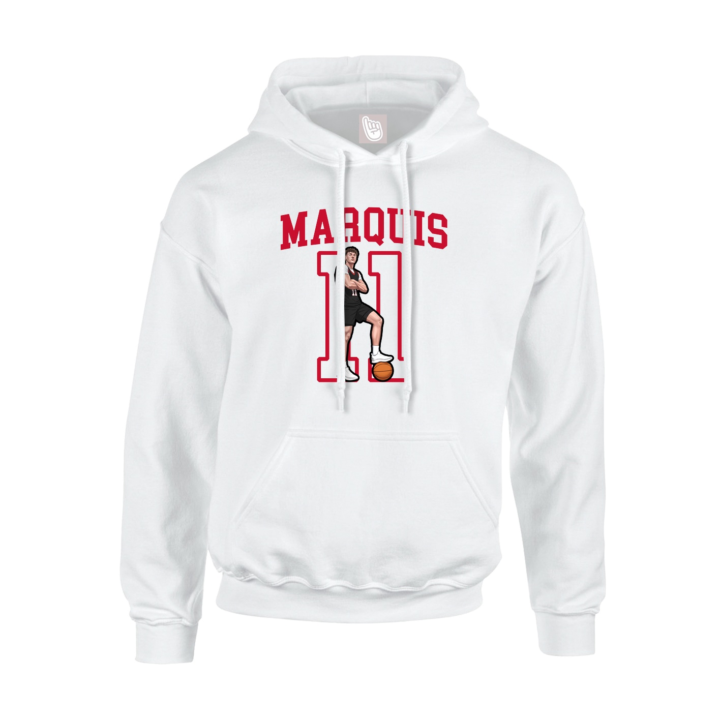 Youth Hoodie — Shirsey in White