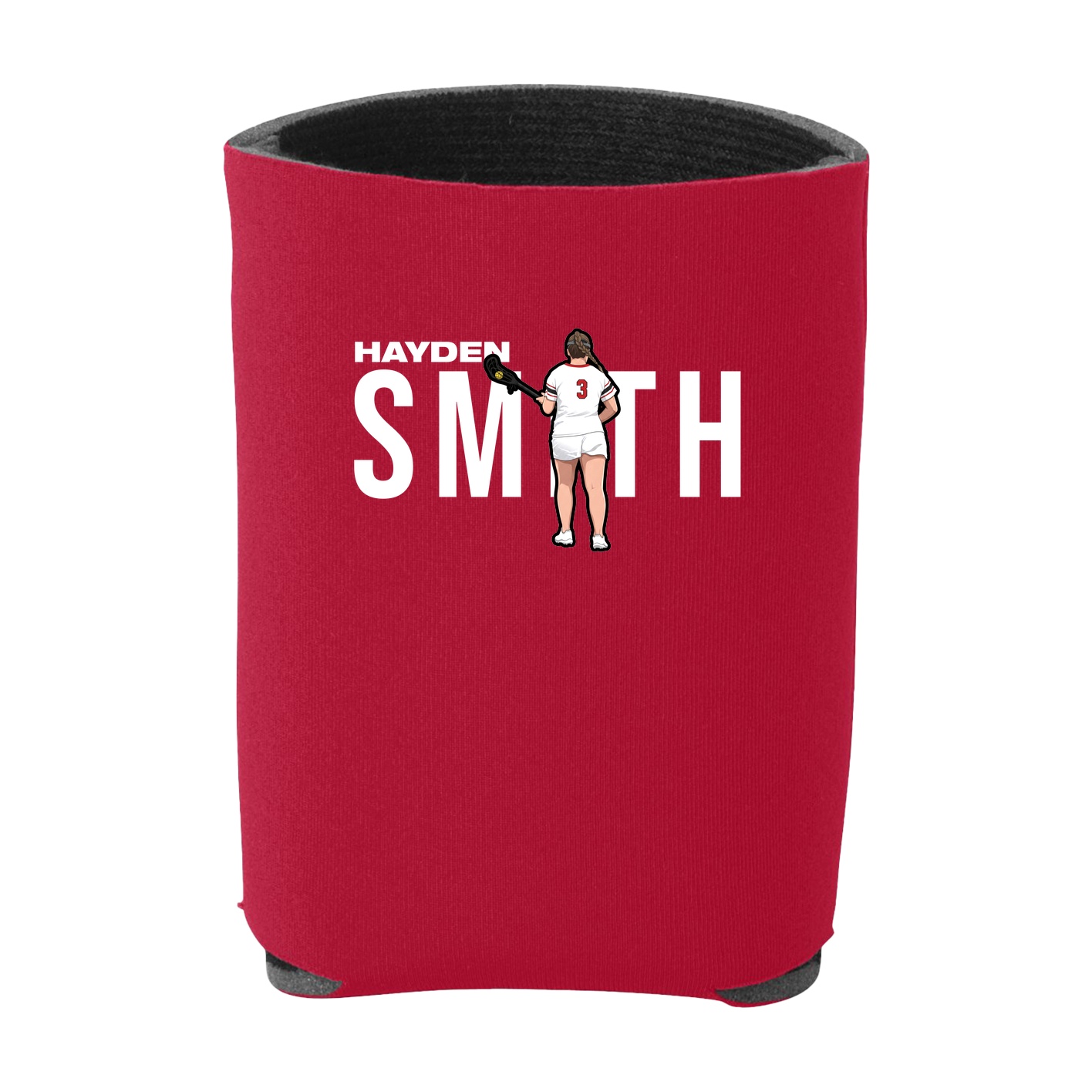 Can Holder — Player Name in Red