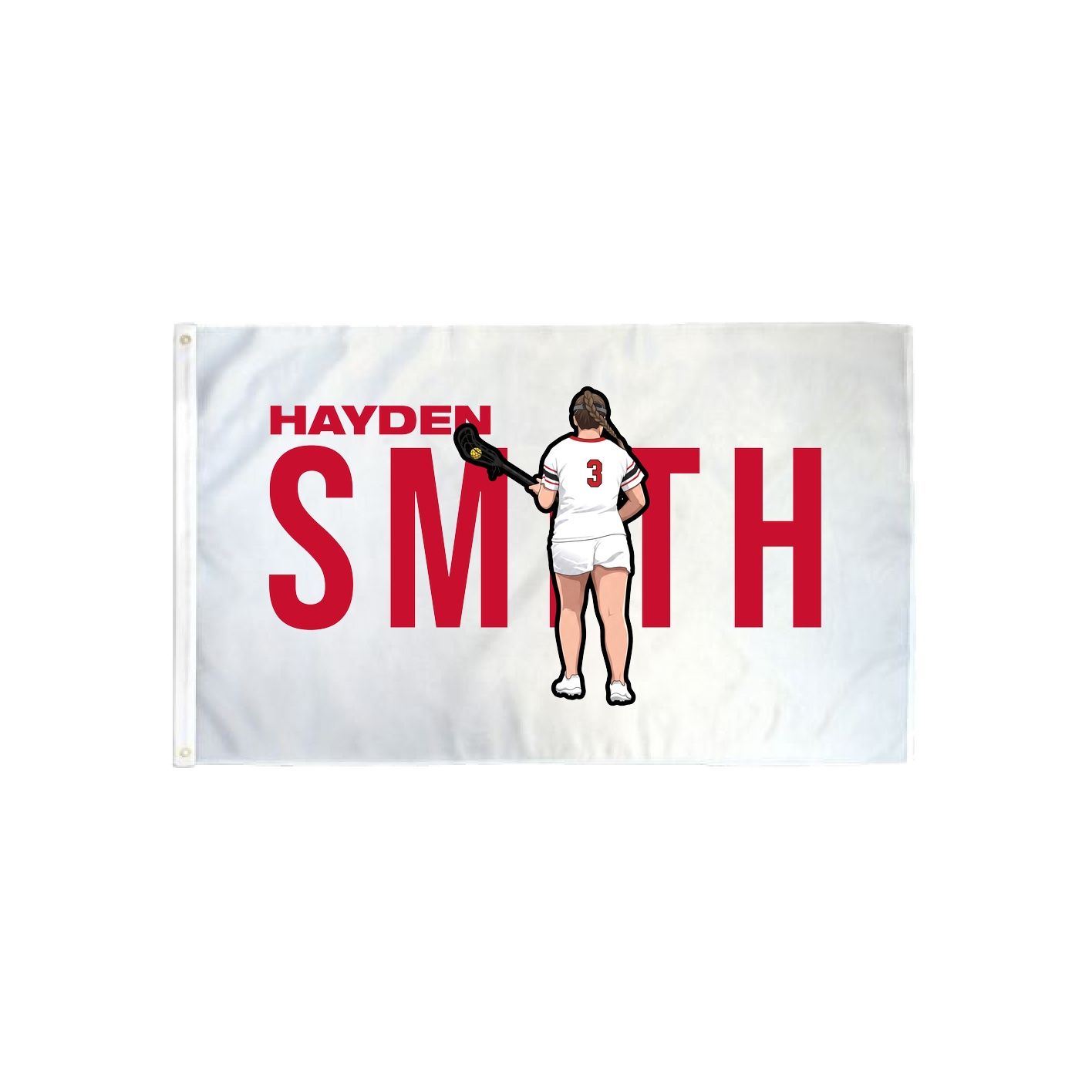 3x5 Flag — Player Name in Classic
