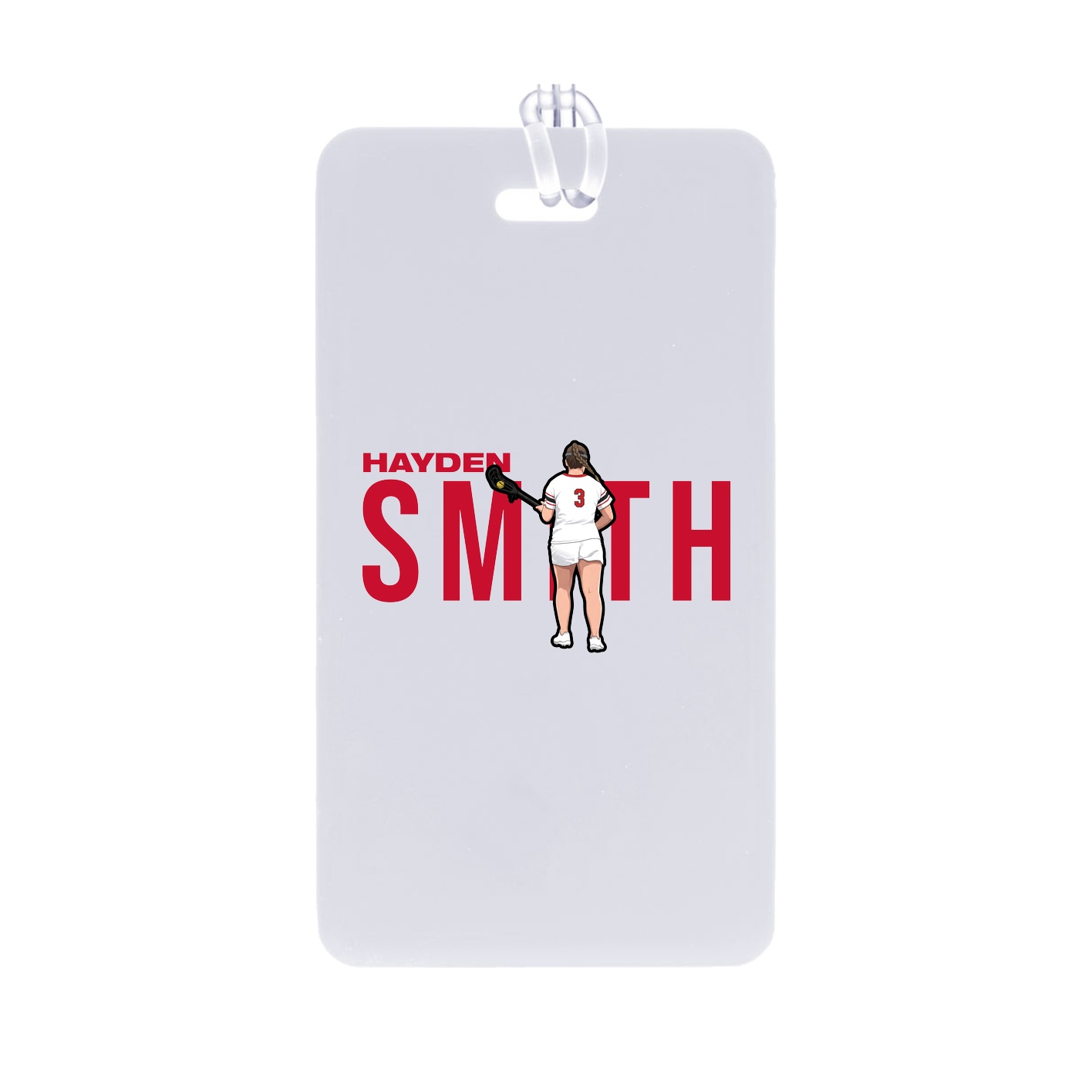 Bag Tag — Player Name in Classic