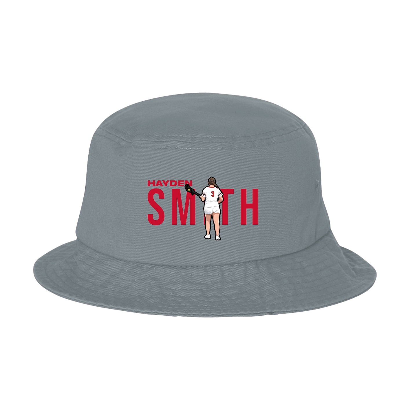 Bucket Cap — Player Name in Grey