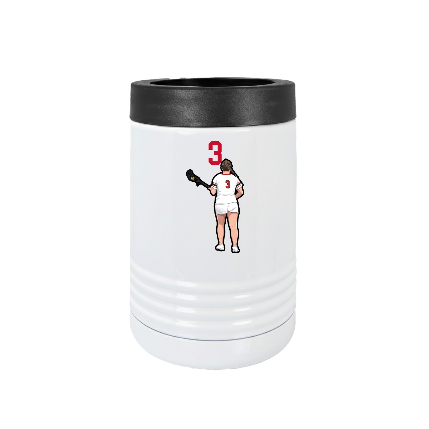 Beverage Holder — Number Top in White