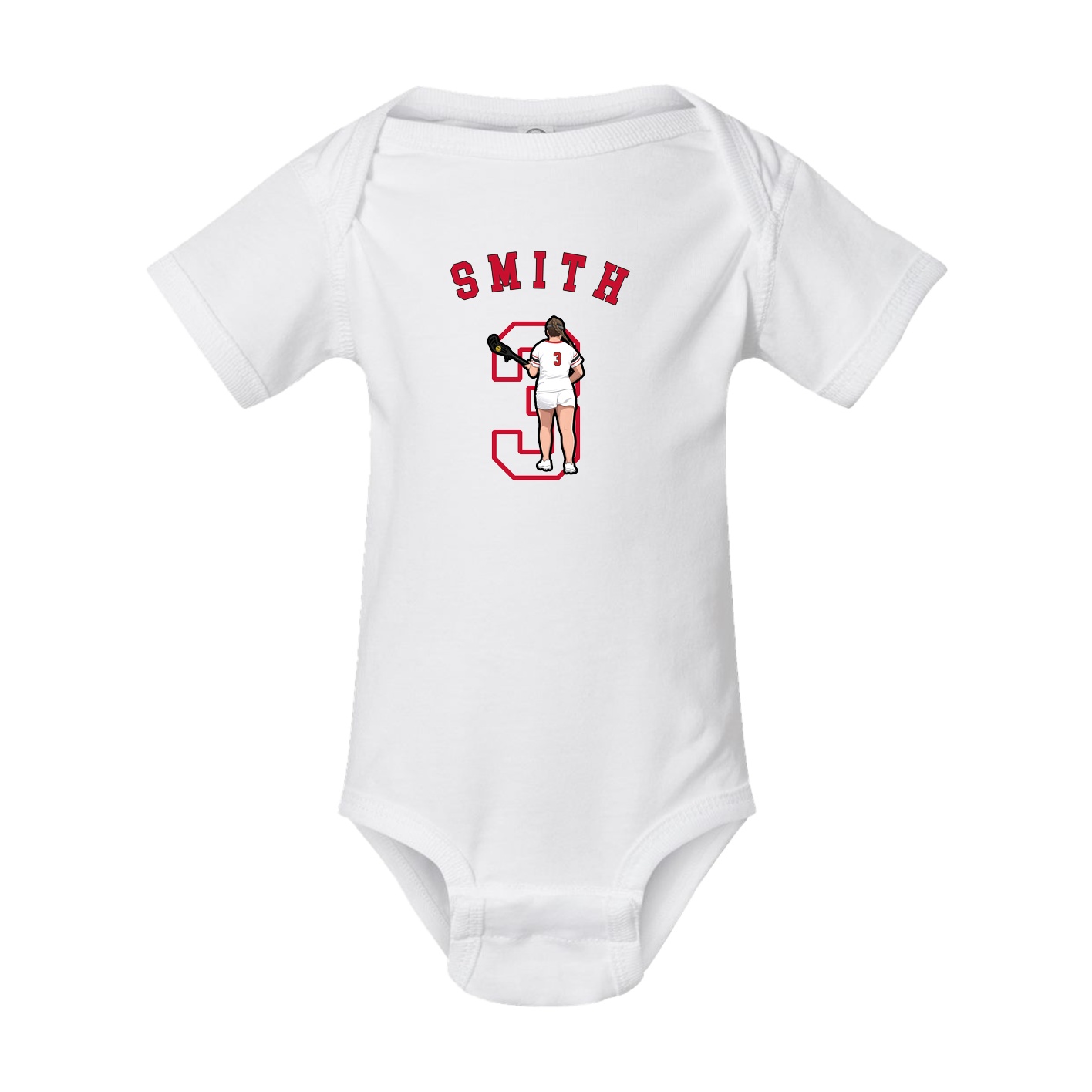 Baby Onesie — Shirsey Arch in White
