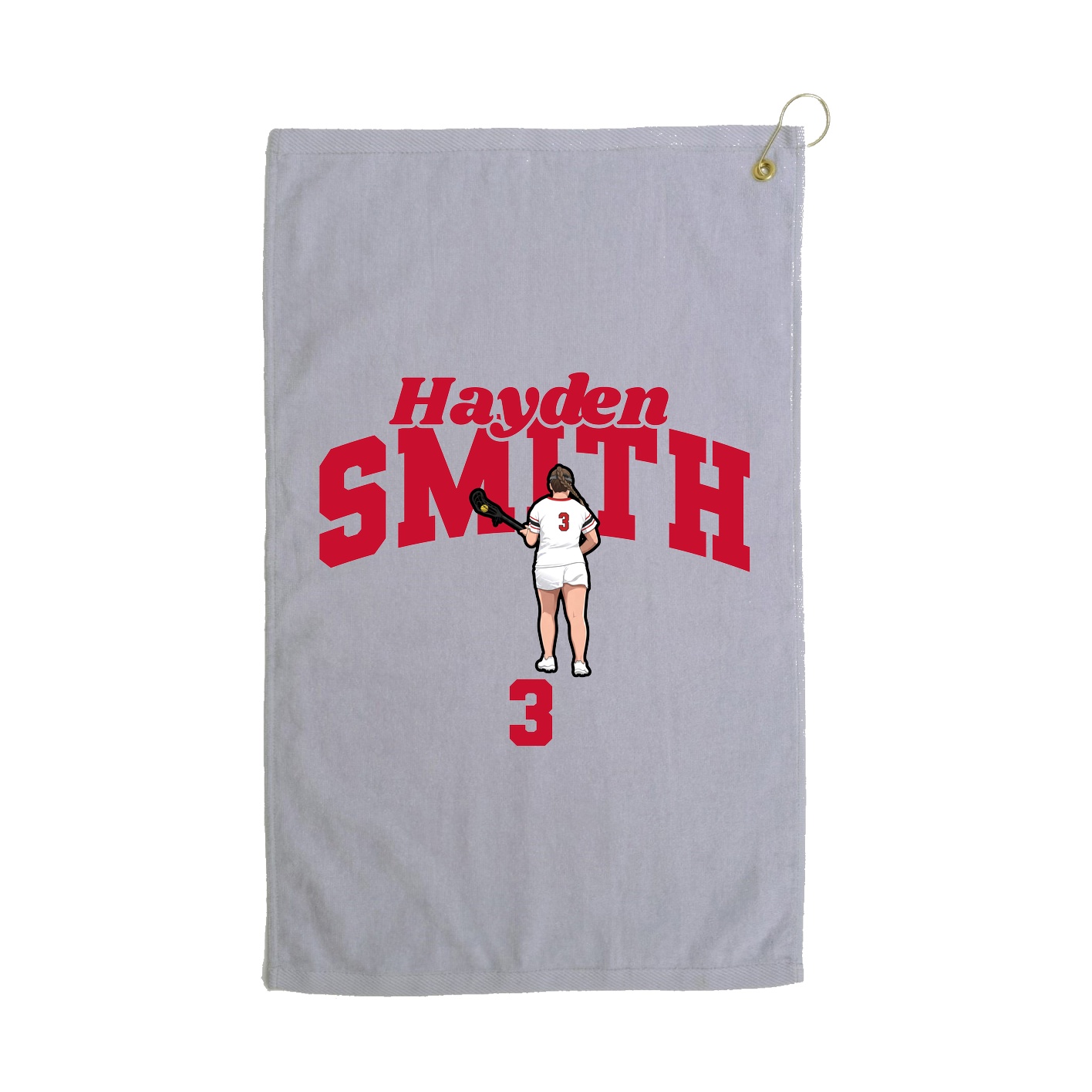 Golf Towel — Signature Arch in Grey