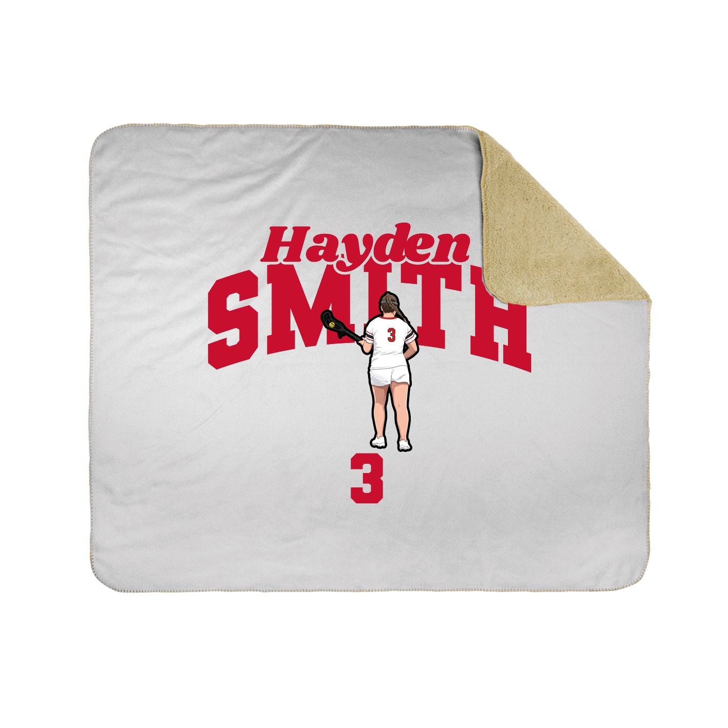 Throw Blanket — Signature Arch in White