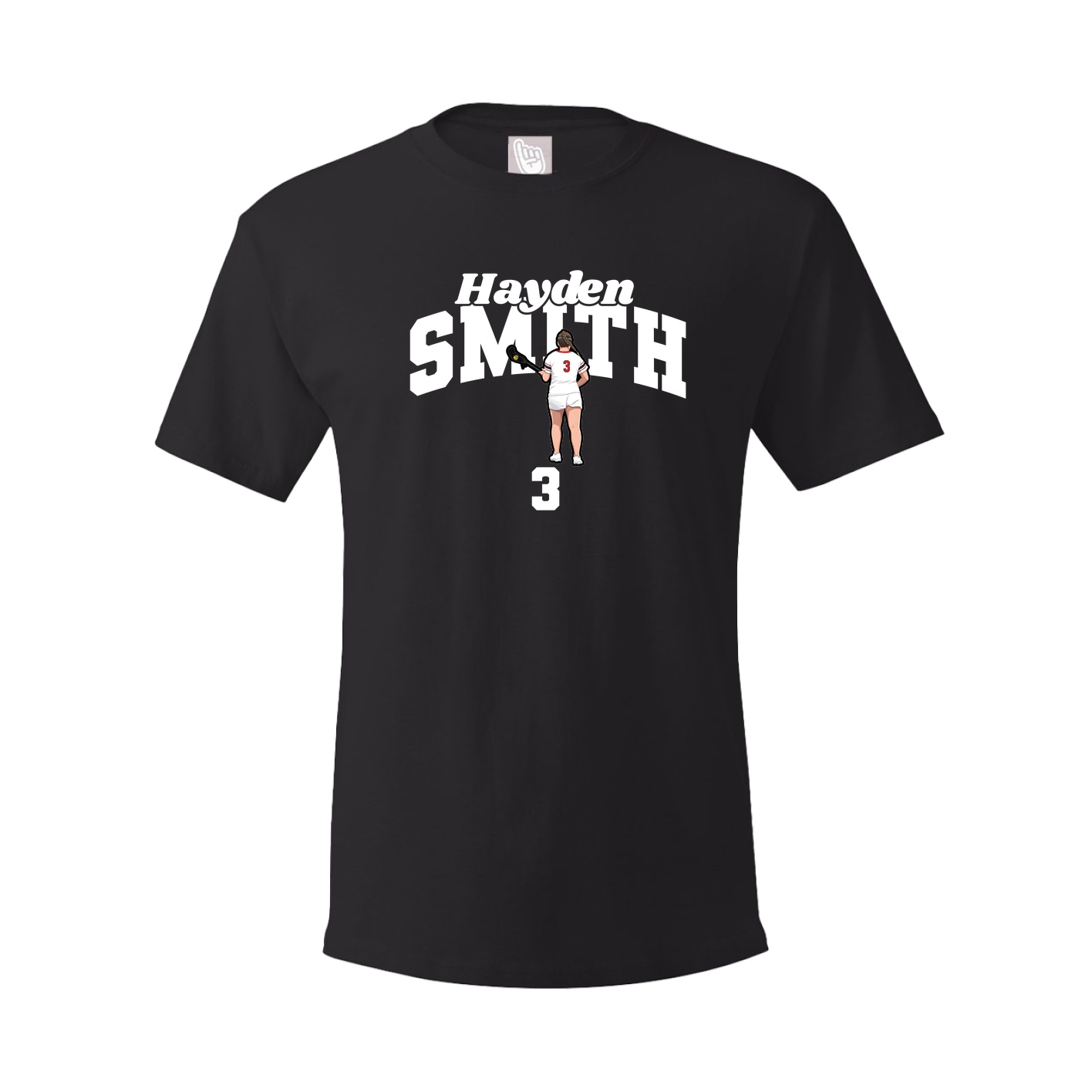 Youth Tee — Signature Arch in Black
