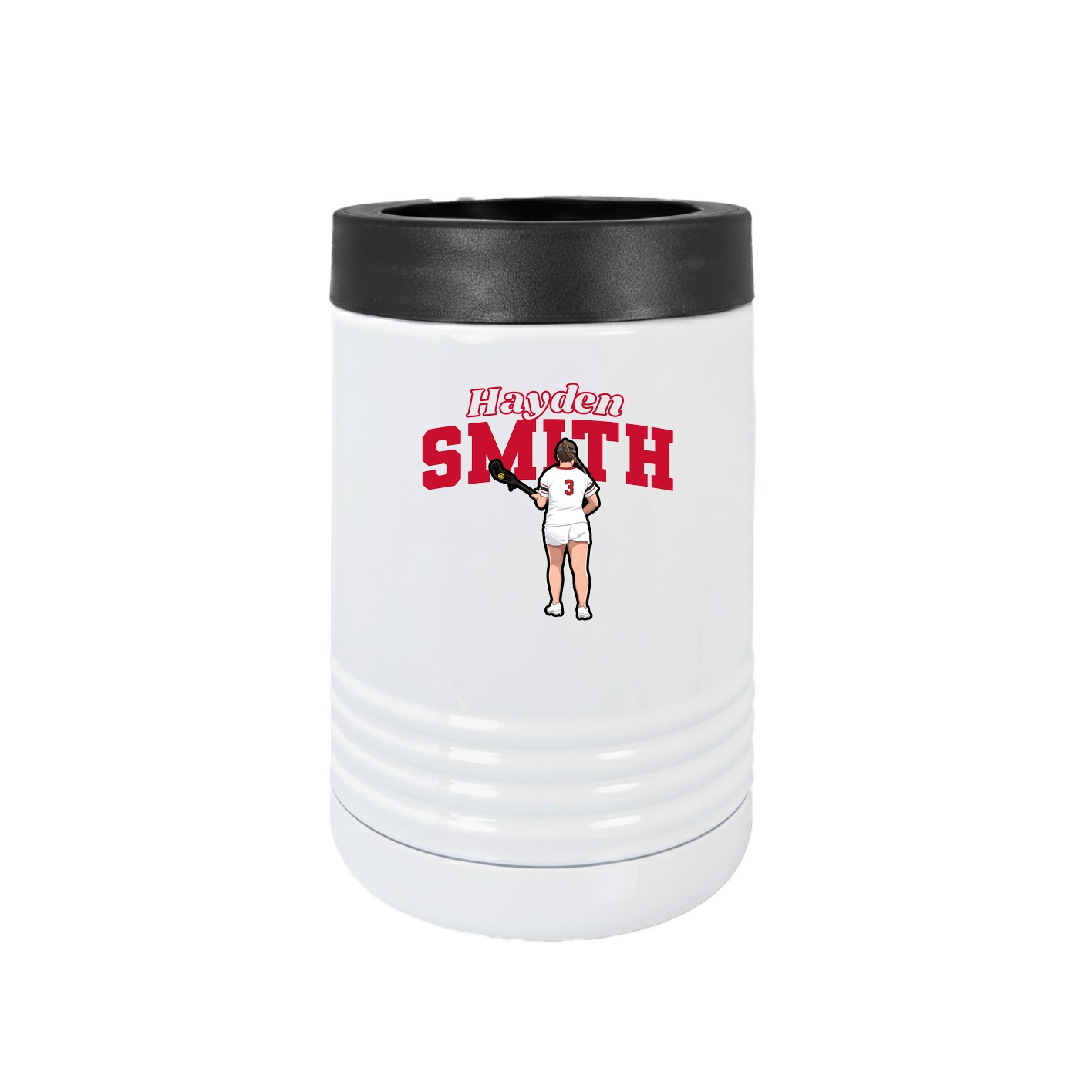 Beverage Holder — Name Arch in White