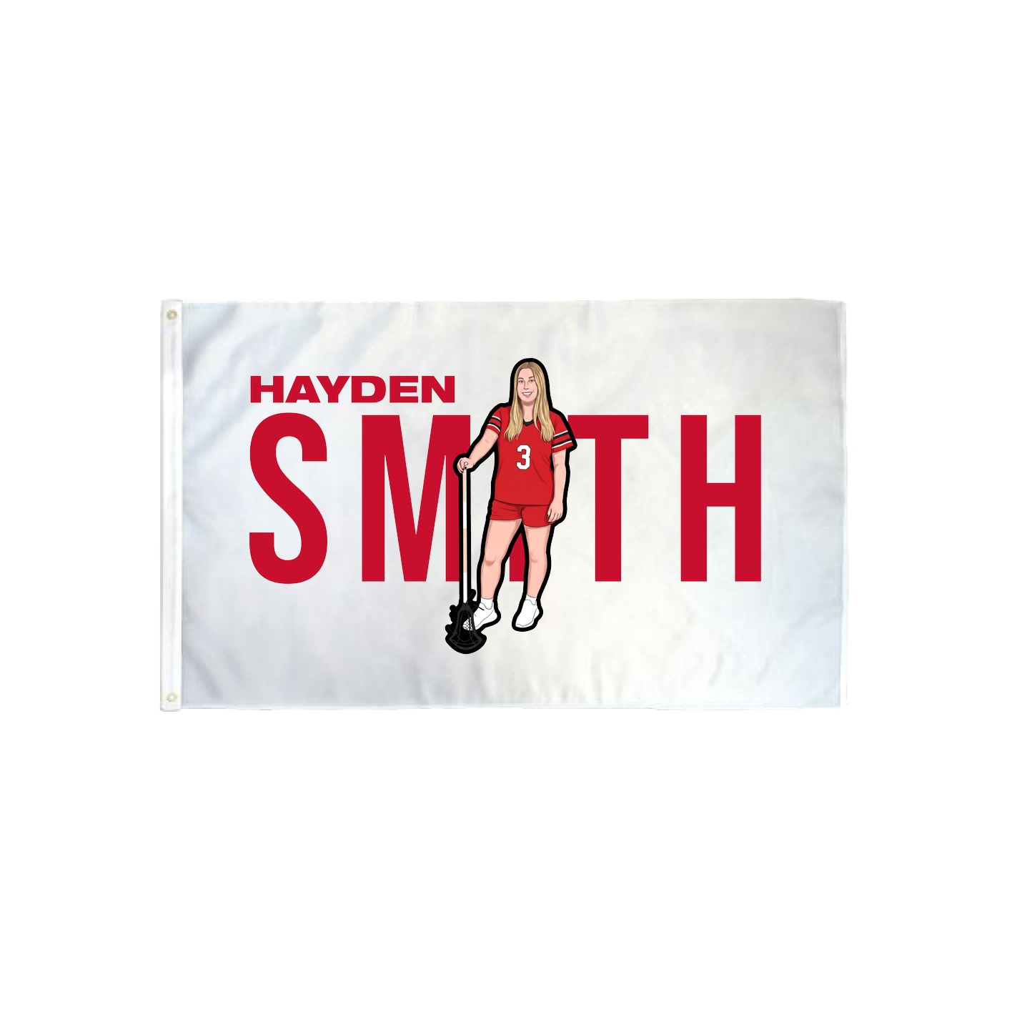 3x5 Flag — Player Name in Classic