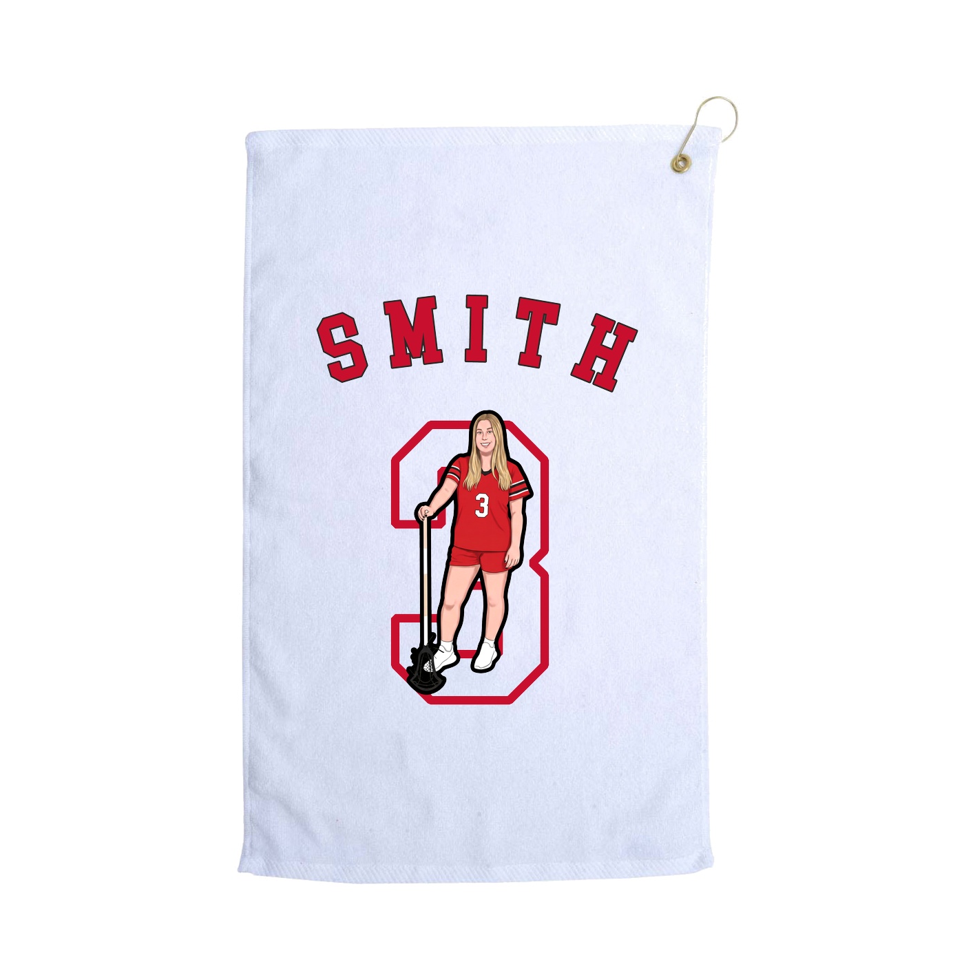 Golf Towel — Shirsey Arch in White