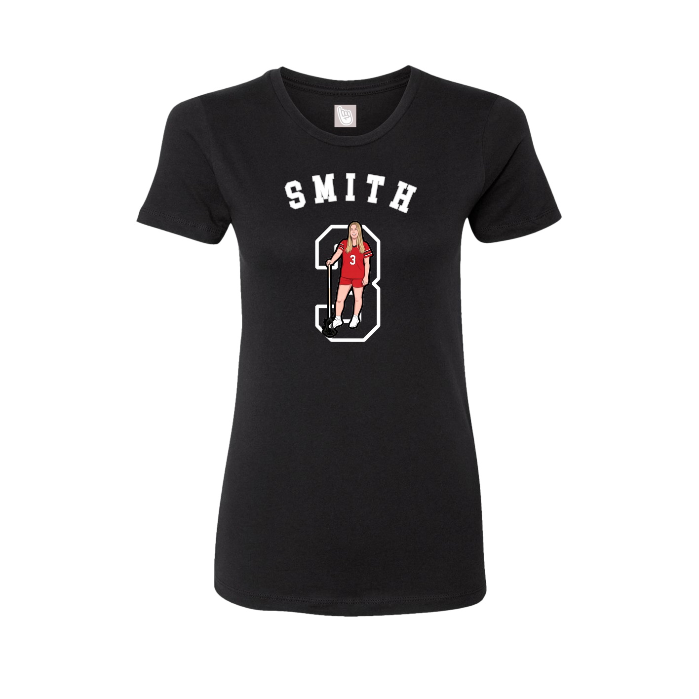 Womens Tee — Shirsey Arch in Black