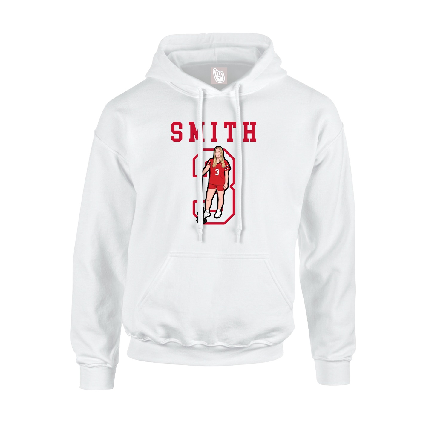 Youth Hoodie — Shirsey in White