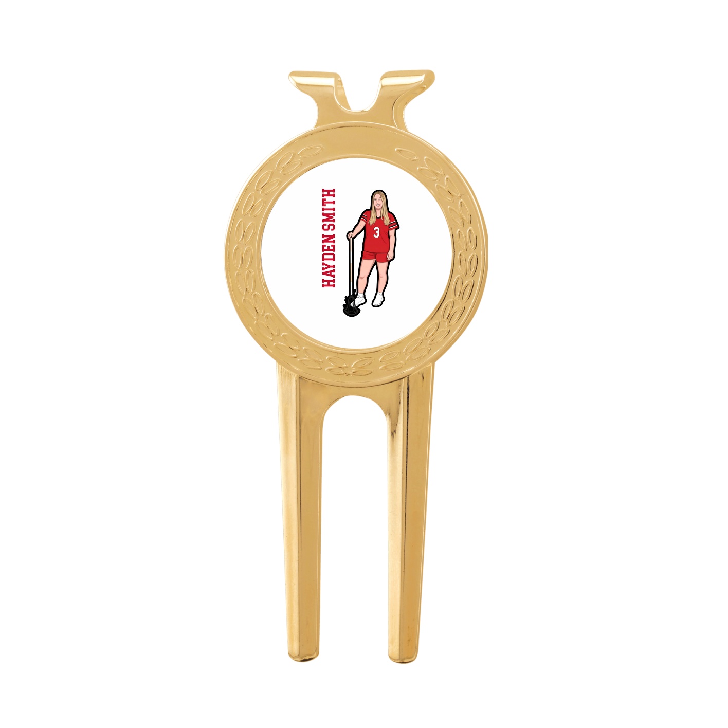 Divot Tool with Ball Marker — Name Vertical in Classic