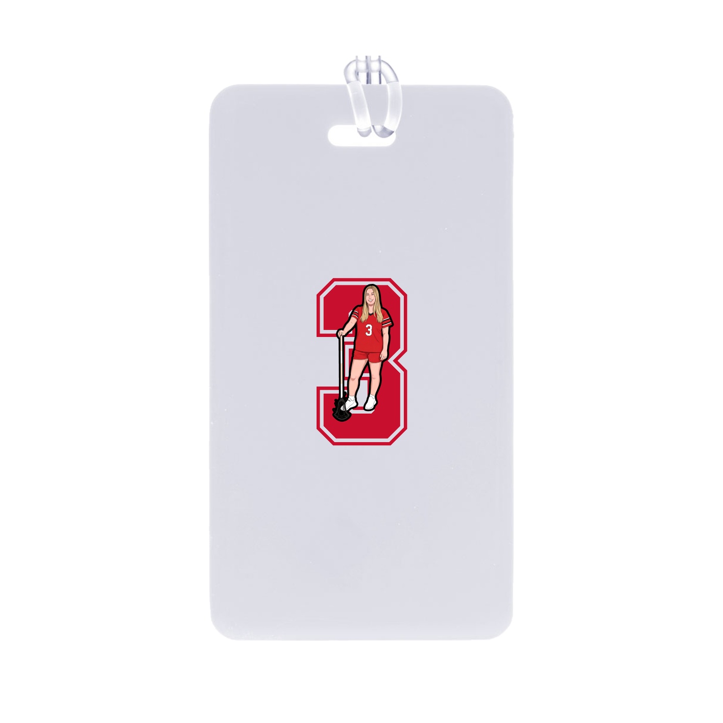 Bag Tag — Number in Classic