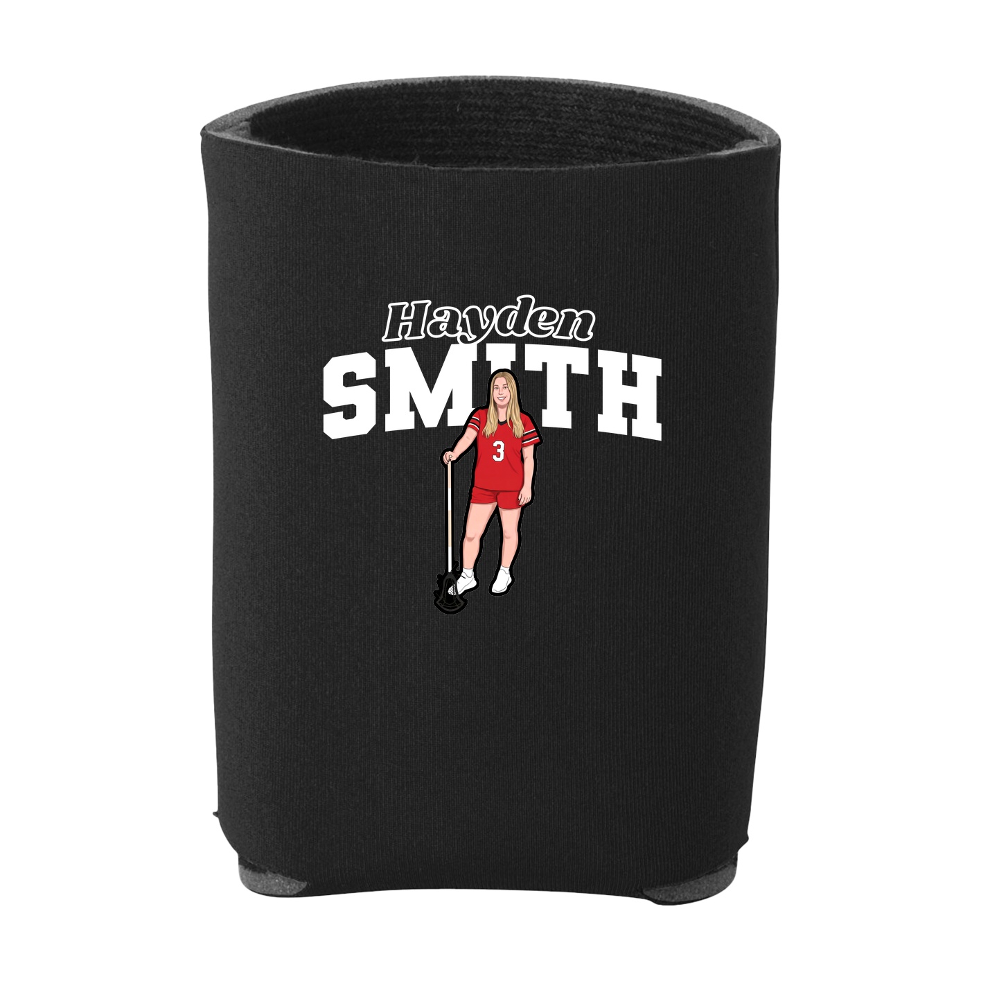 Can Holder — Name Arch in Black