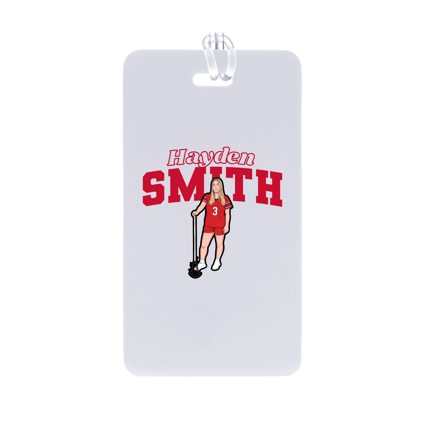 Bag Tag — Name Arch in Classic