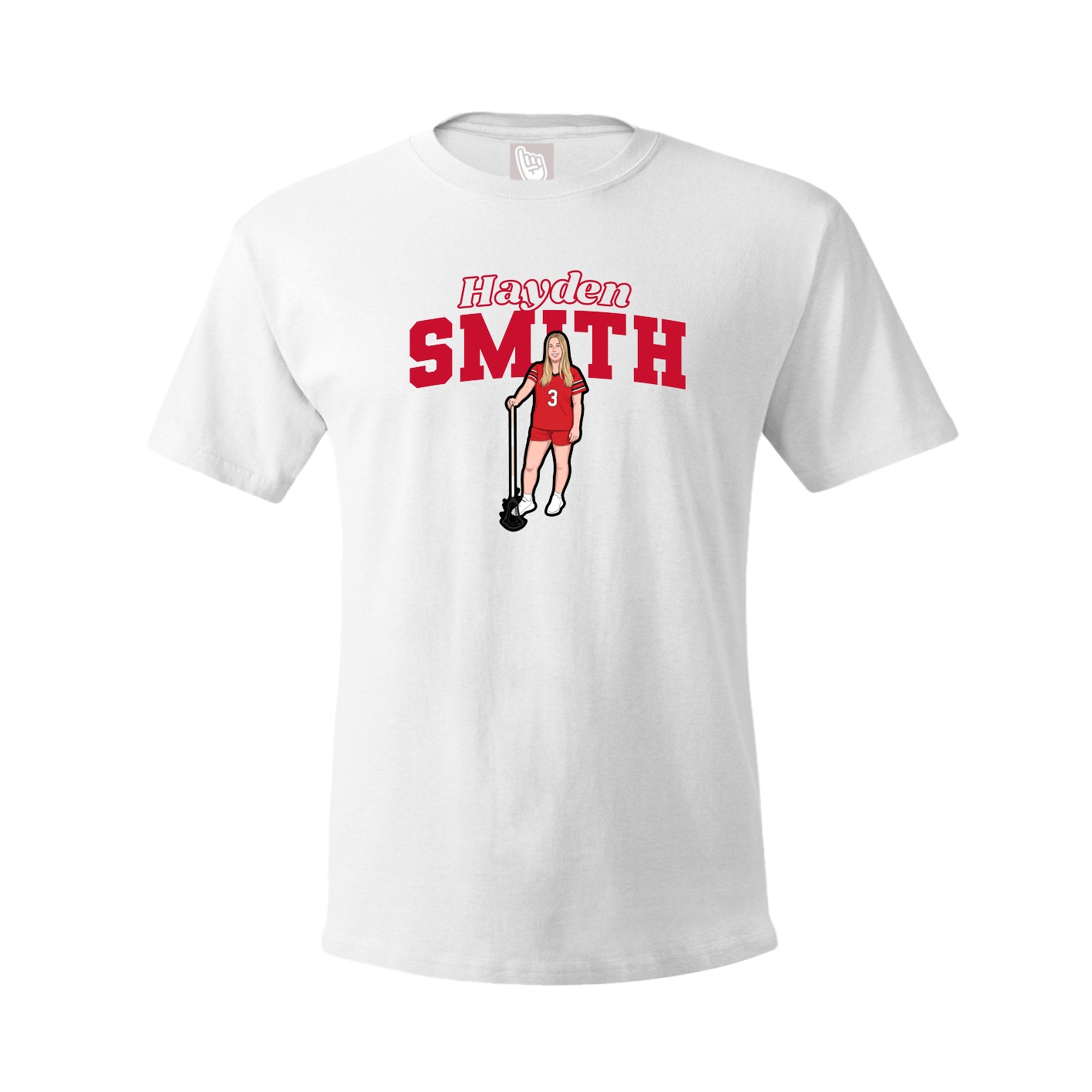 Tee — Name Arch in White
