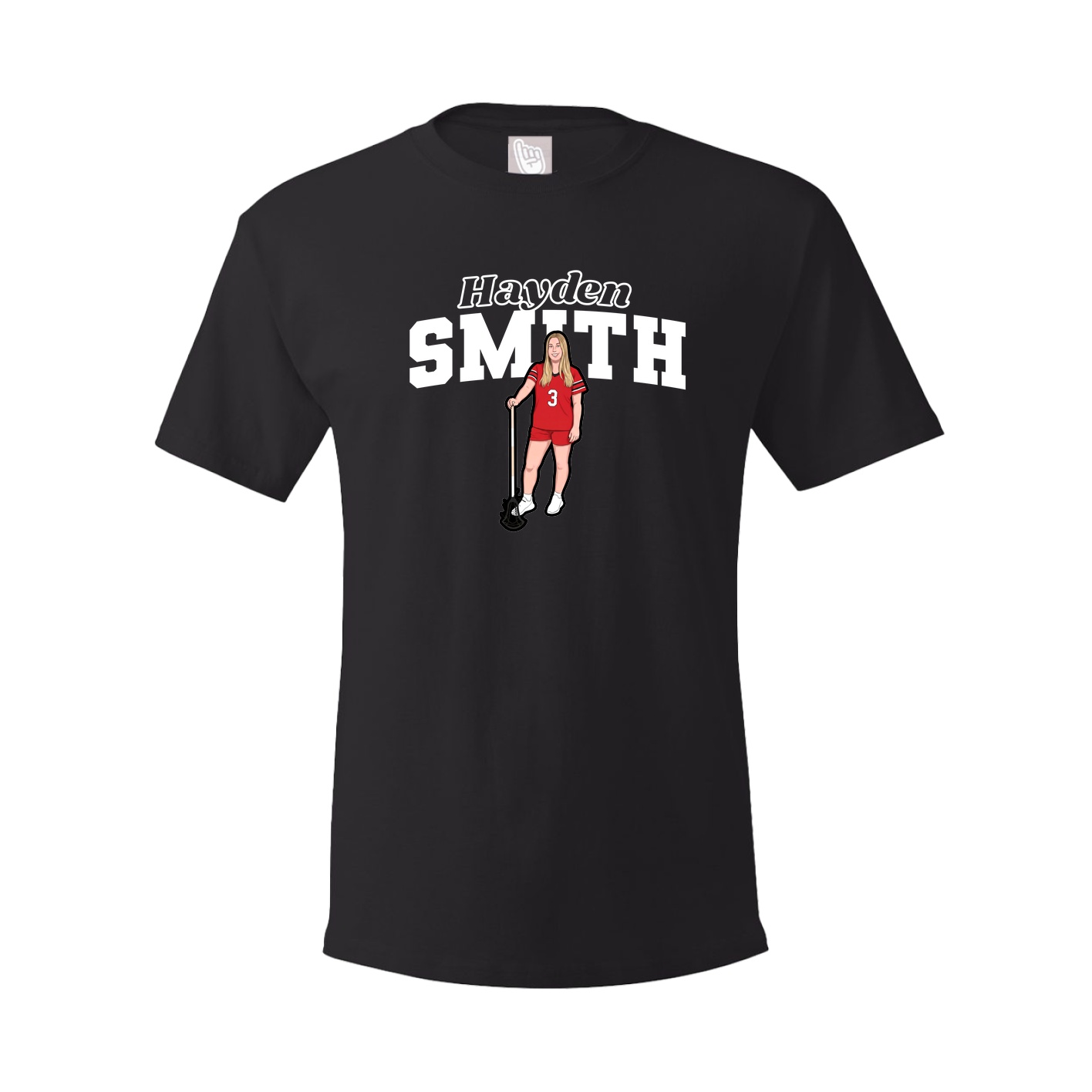 Youth Tee — Name Arch in Black