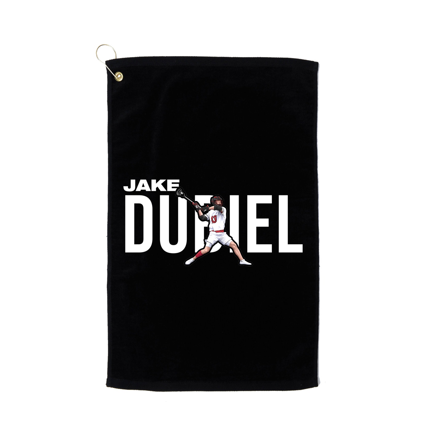 Golf Towel — Player Name in Black