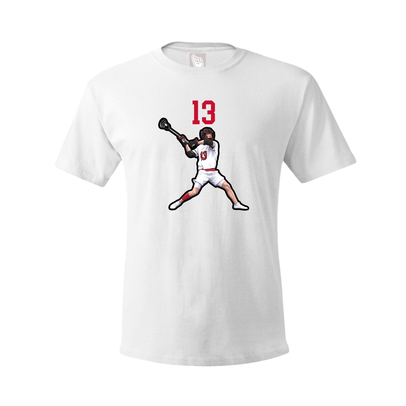 Tee — Number Top in White