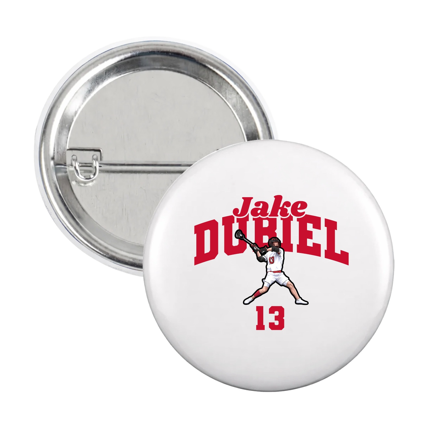 Game Day Button — Signature Arch in White