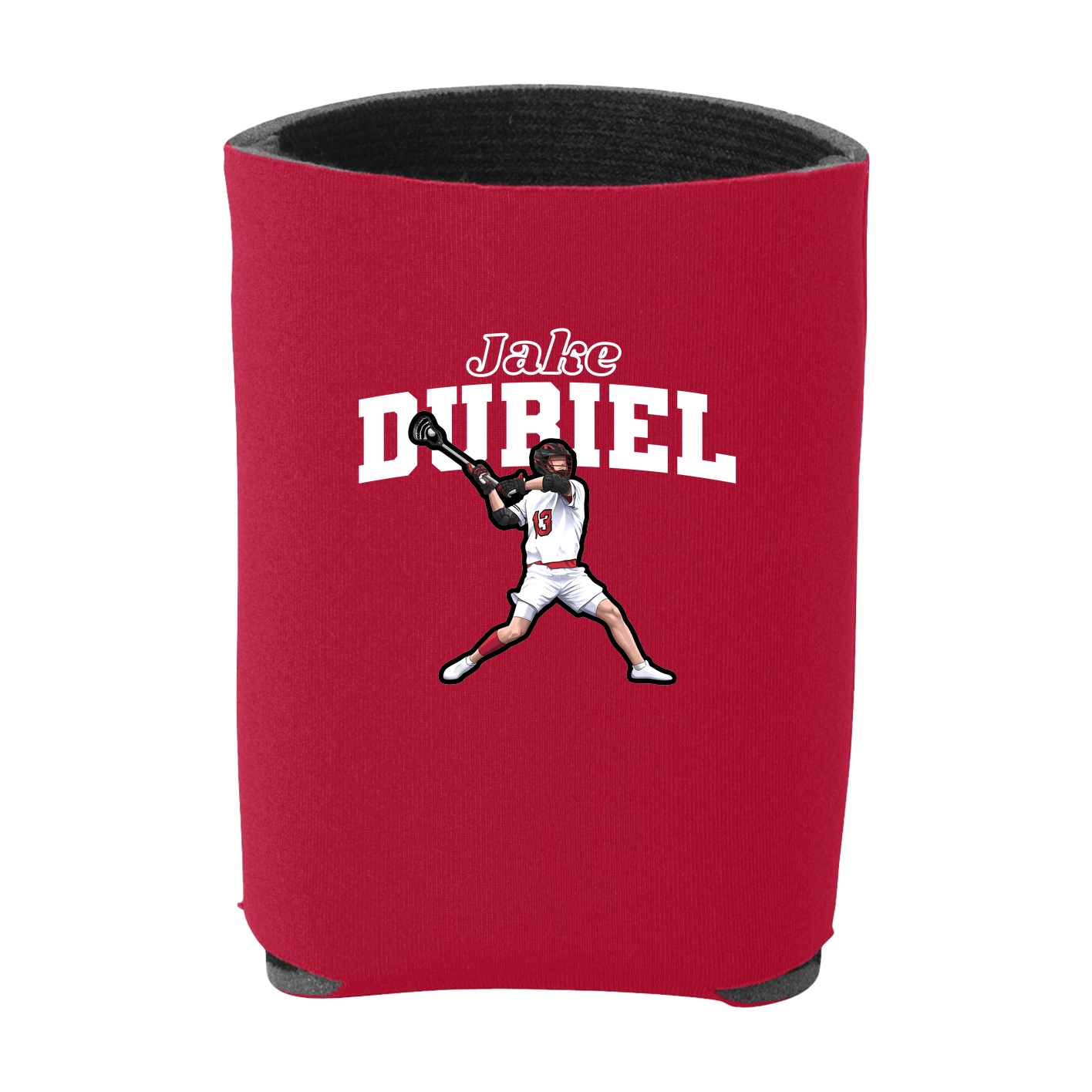 Can Holder — Name Arch in Red