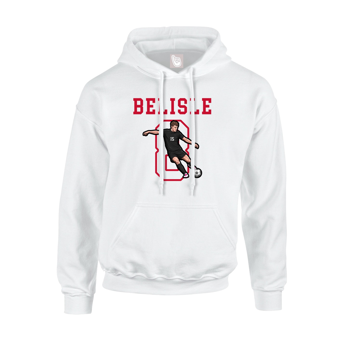Hoodie — Shirsey in White