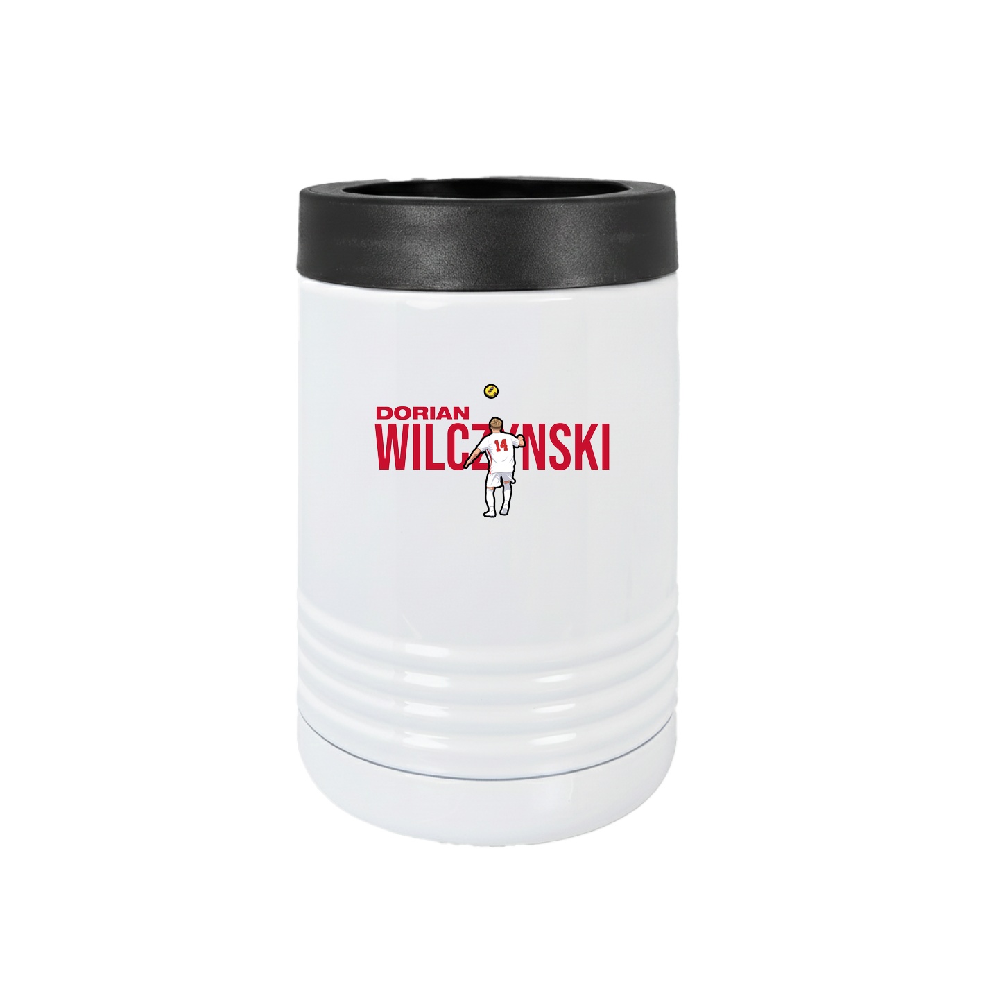 Beverage Holder — Player Name in White