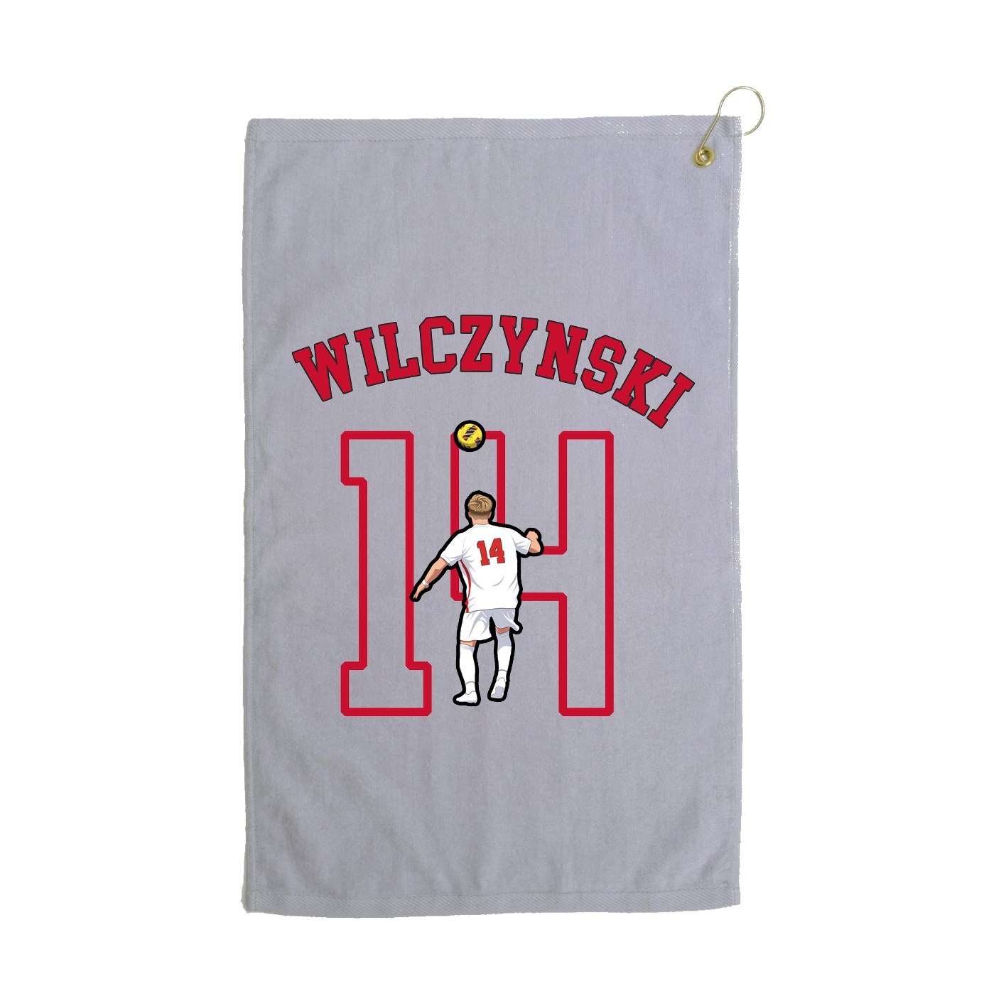 Golf Towel — Shirsey Arch in Grey
