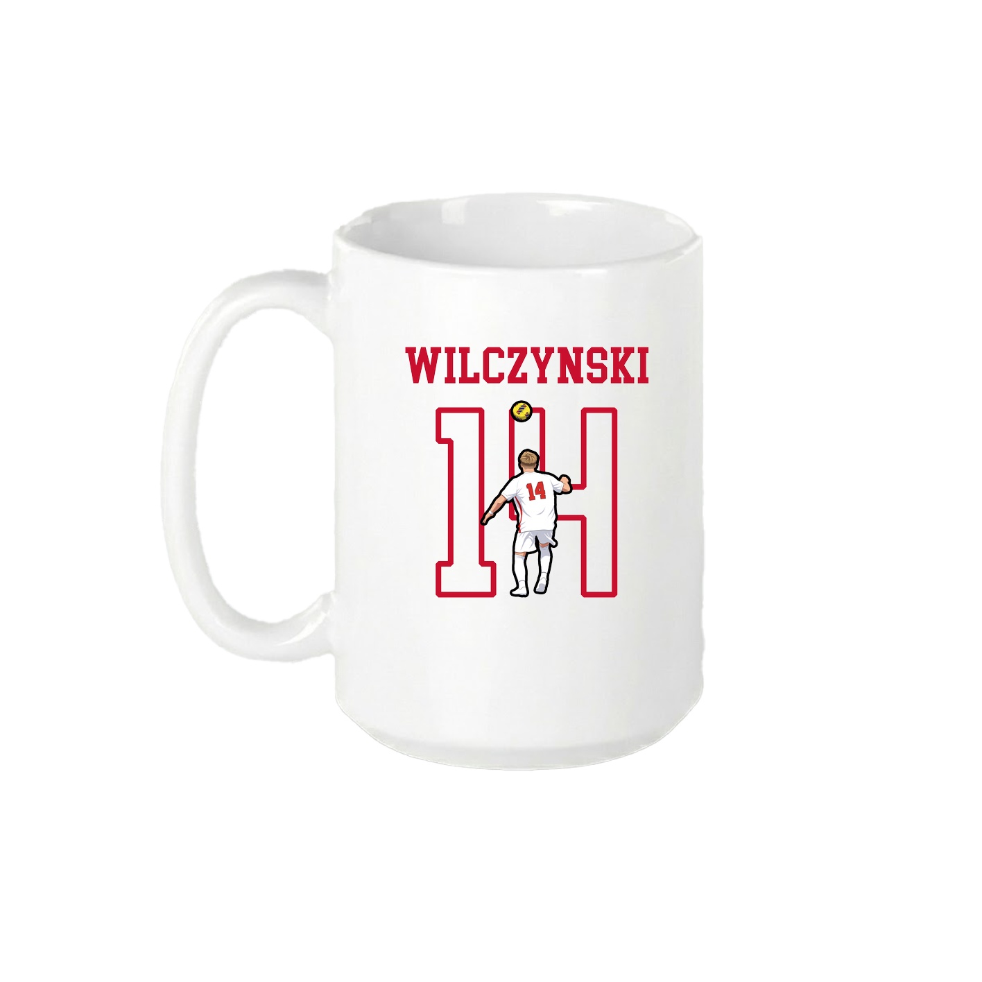 15oz Coffee Mug — Shirsey in White