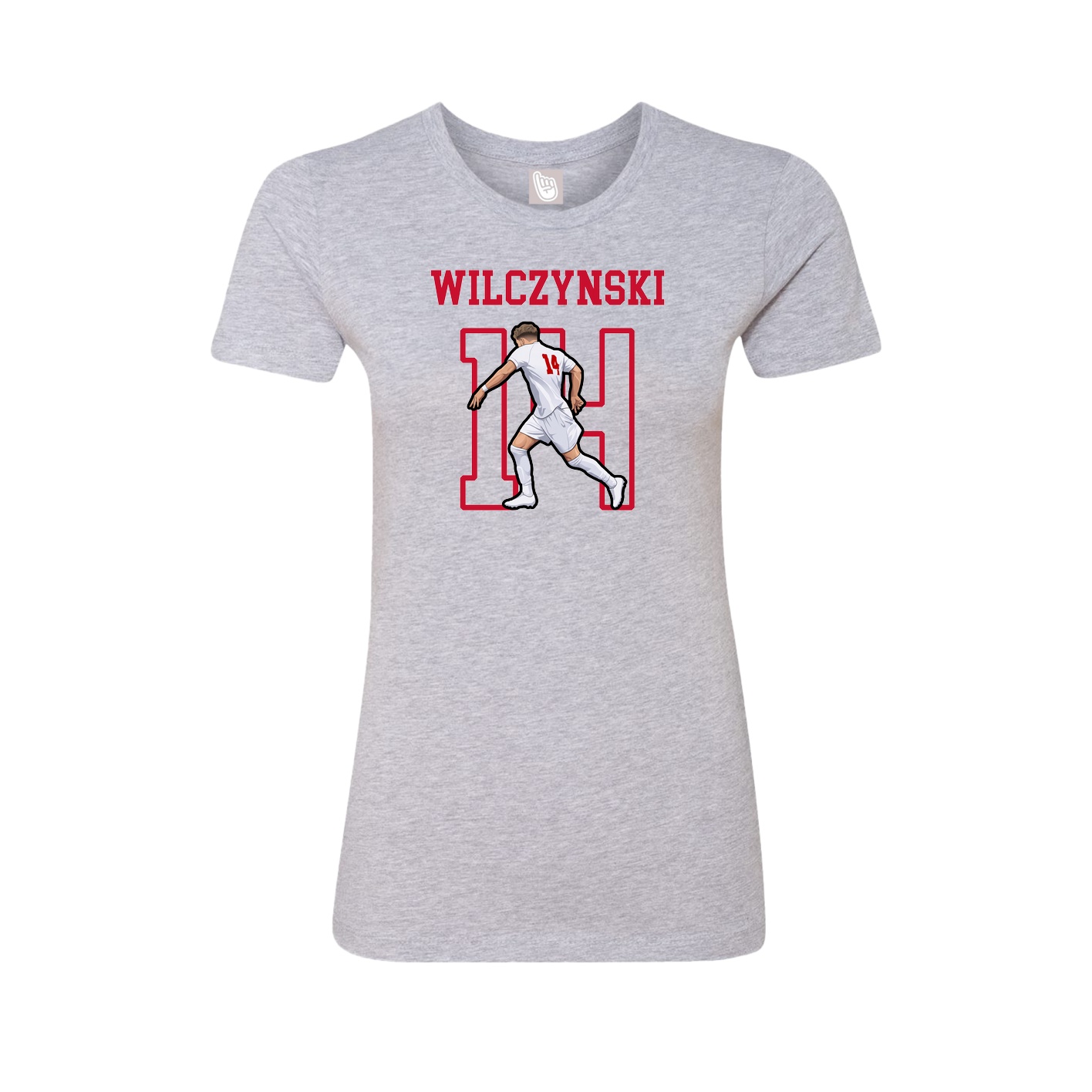 Fitted Women's Tee — Shirsey in Grey